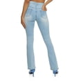 thumbnail image 2 of Womens WAX Whiskered High Waist Boot Cut Jeans, 2 of 2