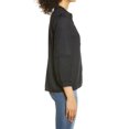 thumbnail image 2 of Lucky Brand Women's Kourtney Dobby Top Black Size X-Small, 2 of 4
