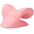 thumbnail image 4 of RESTCLOUD Neck and Shoulder Relaxer, Cervical Traction Device for TMJ Pain Relief and Cervical Spine Alignment, Chiropractic Pillow, Neck Stretcher(Pink), 4 of 4
