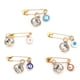 thumbnail image 4 of Pinzas para la ropa, broche de ojos azules turcos, broches para mujer, diseño exquisito, 4 of 14