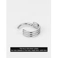 thumbnail image 2 of FANSING 16g Helix Piercing Jewelry 16 Gauge Septum Rings Hoop Surgical Steel 8mm Cartilage Earrings Hoop Three Stacking Rings for Single Ear Piercing Hole, 2 of 5