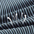 thumbnail image 5 of IWRICH Men's Striped Tights Compression Pants Workout Running Gym Legging Pants BU2 L, 5 of 8