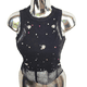 thumbnail image 2 of Blusa top sin mangas con pedrería casual, 2 of 3
