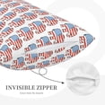 thumbnail image 3 of Lsque Elephant Pattern Pillow Case – Soft & Cozy Throw Pillow Cover, Hypoallergenic Cushion Case for Sleeping Women with Envelope Closure-16"x24", 3 of 6