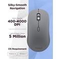 thumbnail image 4 of Mouse Bluetooth silencioso Lenovo Yoga, ajuste de DPI de 3 niveles, batería de 36 meses, Bluetooth 5, 4 of 7