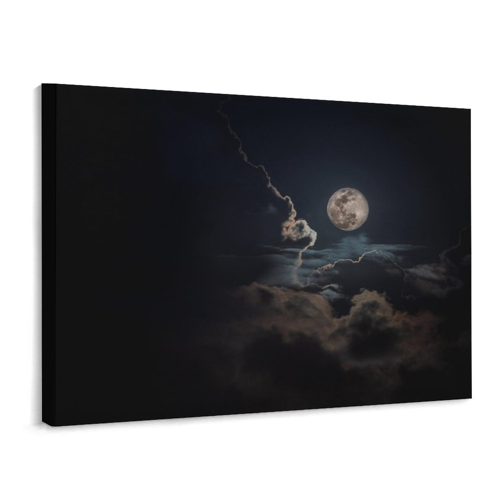 full-moon-night-canvas-wall-art-without-framed-wrapped-gallery