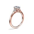 thumbnail image 2 of 0.70 Carat Excellent Oval Cut Real Diamond Latest Design Three Stone Engagement Ring for Ladies Solid 14K Rose Gold Size 7.5, 2 of 8