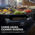 thumbnail image 3 of Asador de Carbón Avera 18in Acero Transportable Fácil de Armar, 3 of 5