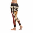 thumbnail image 2 of SUNENAT Vintage Tribal African American Women Art Stretchy Capri Leggings Skinny Yoga Sports Pants XXXL, 2 of 4