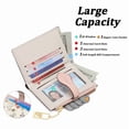 thumbnail image 3 of GAEKEAO Women’s Bifold Wallet Rfid Blocking Vegan Leather with ID Window and Zipper Pocket, 3 of 8