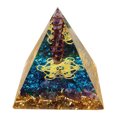 thumbnail image 1 of Pirámide de orgón Cristal natural Amatista Peridoto Piedra curativa Generador de energía Ehuebsd Libre de BPA, 1 of 6