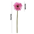 thumbnail image 3 of Nmdmisc Artificial Chrysanthemum Real Touch Flowers Gerbera Daisy Artificial Flowers with Stems for Wedding Party Home Decoration(Hot Pink), 3 of 6