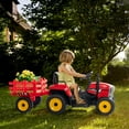 JOYMOR Ride on Tractor with Remote Control, 12V Electric Tractor with