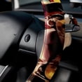 thumbnail image 5 of Dog Retro Steering Wheel Cover, 14.5 Inch, Printing, PVC Leather, Auto Accessories, Car Wheel Covers, 5 of 6