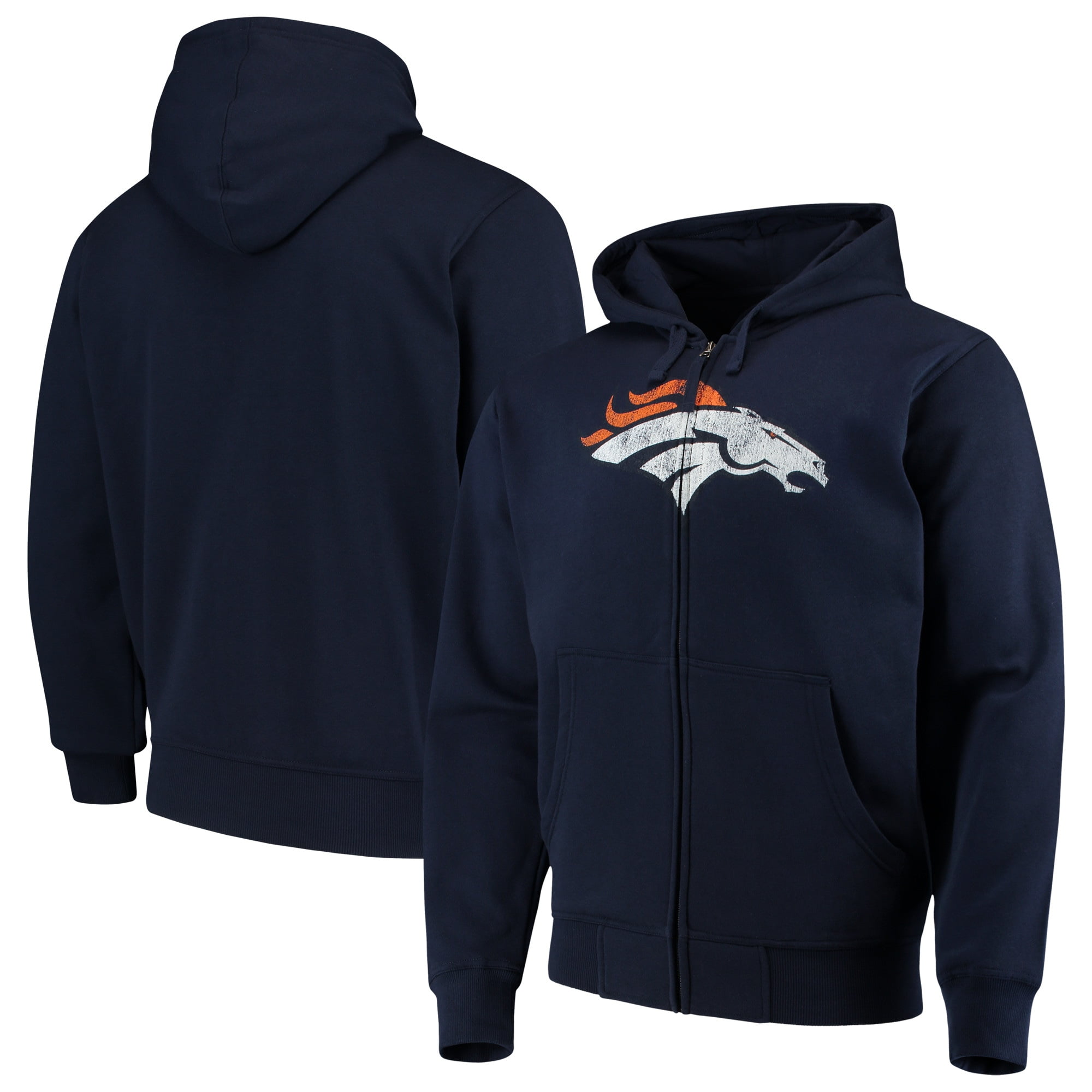 denver broncos zip up jacket