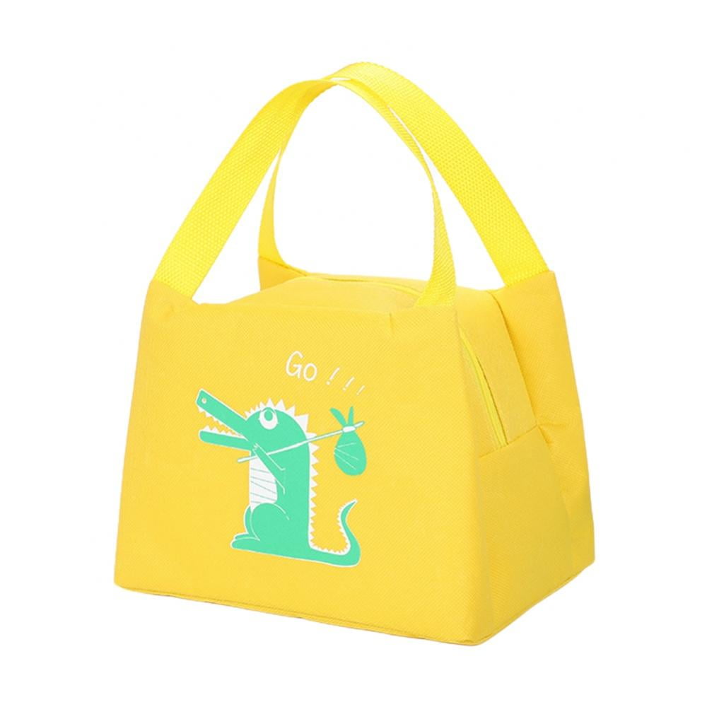 Lovely Cartoon Print Lunch Bag, Reusable Cute Lunch Box Insulated Kids