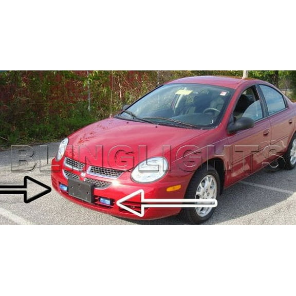 2003 2004 2005 Dodge Neon SE SXT Xenon Grille Fog Lamps Grill Driving Lights Kit
