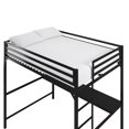 thumbnail image 2 of Miles Metal Full Loft Bed with Desk, 2 of 9