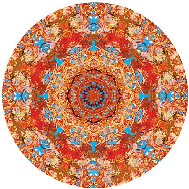 pitrice Casse-Tête de 500 Pcs pour Adultes Adolescents Enfants Mandala Fleur Difficile Rond Décompression Casse-Tête Amusants Jouets