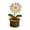 White, variant on Daisy Lamp, Crochet Artificial Flowers, Cordless Flower Bedside Lamps Small Table Lamp for Mothers,Birthday Gifts,Christmas,Valentine Home Decor