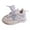 Grey, variant on Glamour Glitter Bow Kids Sneakers for Toddlers and Girls Stylish Everyday Shoes with Sparkly Design and Comfortable Fit for Play Size:18-24 Months
