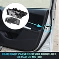 thumbnail image 2 of Actuador de cerradura de puerta eléctrica del lado del pasajero trasero derecho para BMW 740i 2016-2018 No.51227281954 Negro, 2 of 7