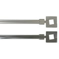 thumbnail image 3 of 2 Pack Adjustable 5/8" Single Window Curtain Rod 50" to 82" Graphite, 3 of 4