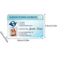 thumbnail image 2 of Santa’S Flying License, Novelty Christmas Tree Decorations, ,Children’S Gifts(Style 3), 2 of 8