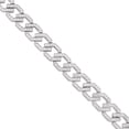 thumbnail image 2 of 3.1 TCW Solid 18 Kt White Gold SI Clarity HI Color Diamond Link Chain Bracelet, 2 of 3