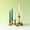 Deep Green+Light Green+Cream, variant on JEJQN 6 Pcs Spiral Taper Candles, 9 Inch Pastel Twisted Scented Taper Candles for Wedding, Bridal Shower, Birthday and Dinner Table Decor, Carmine Red, Deep Brown, Milk Tea Color