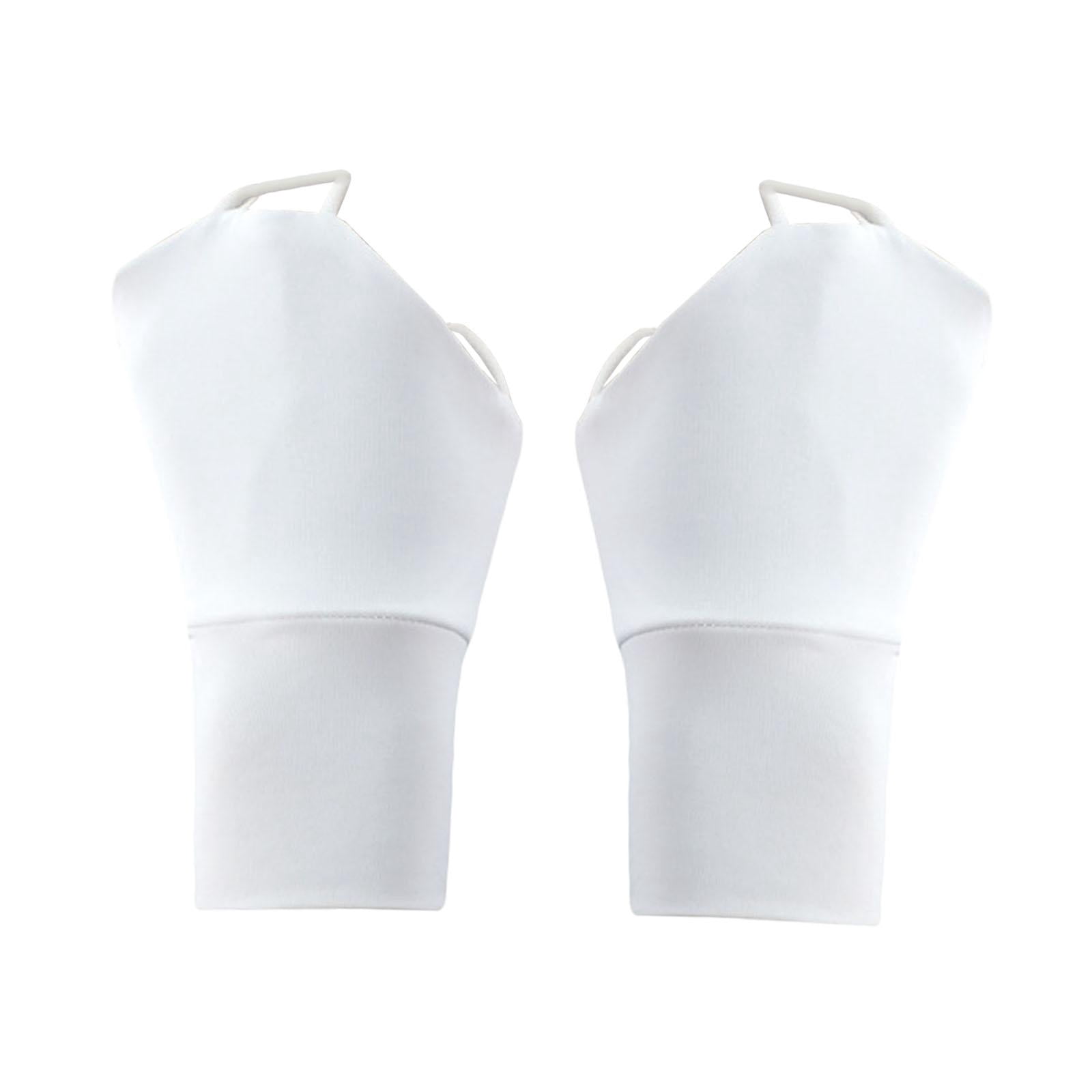 1 Pair Driving Gloves Hand Protection Palmless Gloves Stretchable Cooling Material for Summer Golf Running Travel