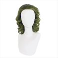 thumbnail image 1 of Peluca Verde para Disfraz de Payaso, Peluca para Hombre, Peluca Ondulada Corta, Peluca Moteada de Joker, Fiesta de Halloween, 1 of 5