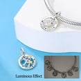 thumbnail image 2 of Jeffery Charm for Women Bracelet Luminous 12 Zodiac Signs Pendant Bead,Yellow Stars Blue Zircon,Virgo, 2 of 7