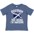 thumbnail image 3 of Inktastic Scottish Pride Scotland Flag Boys or Girls Toddler T-Shirt, 3 of 5