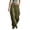 Army Green, variant on Women's Elastic Waist Oversized Wide Leg Cargo Pants,Big Flap Side Pocket Loose Baggy Trousers for Street Hip Hop Wear Army Green XXXL