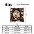 thumbnail image 5 of Hedgehog Covers Throw Pillow Set - 2 Pack Throw Pillow Inserts Included - Unique Patterns - 16x16, 18x18, 20x20 Inches for Home Decor - Throw Pillow - Decorative Pillows, 5 of 6