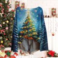 thumbnail image 2 of Birdeem Chandail à Manches Longues Col Rond Imprimé de Noël Mode Automne 2026 pour Femmes, Hauts Graphiques Crochet, Vêtements Hippie, Pulls pour Femmes, Vêtements d'Automne pour Femmes, 2 of 7