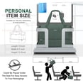 thumbnail image 3 of Gym Bag for Women, Personal Item Travel Bag with Shoes Compartment, Weekender Overnight Duffel Bag with Wet Pocket & USB Charging Port, Carry On Bag for Women, Travel, Gym, Weekend (Black), 3 of 5