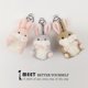 thumbnail image 2 of Venta al por mayor, llavero creativo de muñeco de conejo de peluche, colgante de peluche, bolso de muñeco de peluche, llavero de tamaño pequeñozhangmengyagray+ zhangmengya unisex, 2 of 2