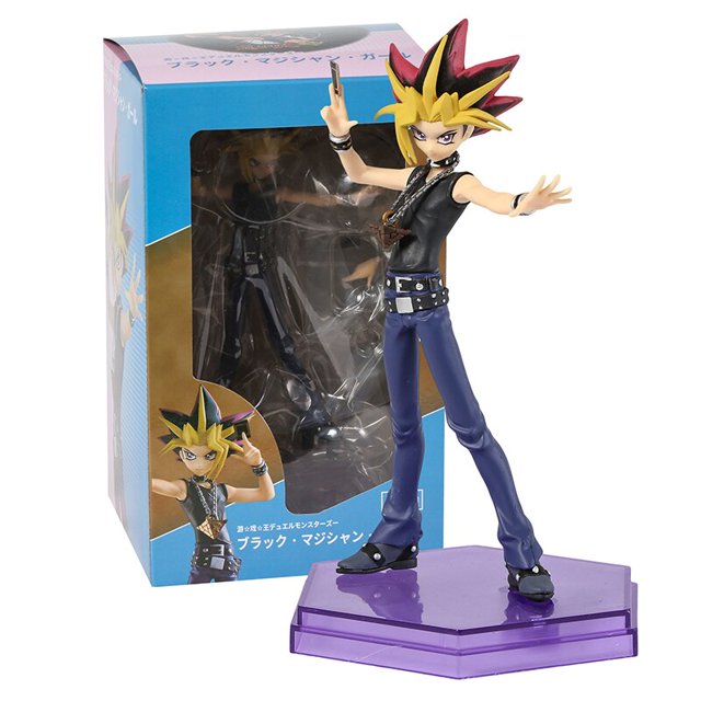 ¡19 cm Yu-Gi-Oh! Yami Yugi Anime Figure Collection, Duel Monsters, Dark Magician Girl, Sexy Action Figure, Butter Toys19 cm con caja al por menor zhangmengya unisex