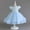 Blue, variant on TAGOLD Girls Party Dress, Children Baby Girls Middle-aged Children's Sleeveless Embroidery Mesh Dress Gauze Dress Princess Dress