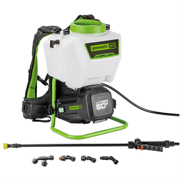 Greenworks 60V 70 PSI at 0.5 GPM Battery Powered Backpack Sprayer, Tool Only 5301202T
