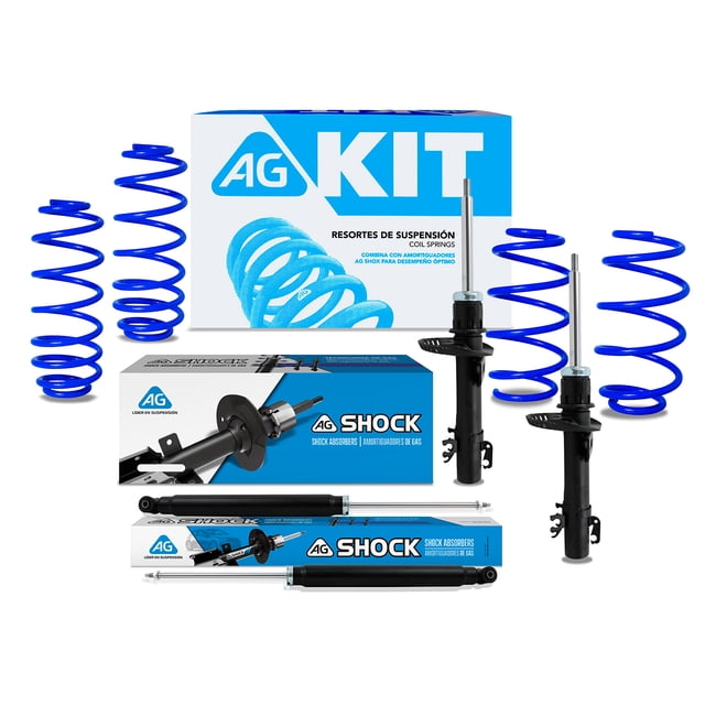 Kit Deportivo AG para Auto Completo para Seat Ibiza 6J 2009 a 2017 8 Piezas Nuevos