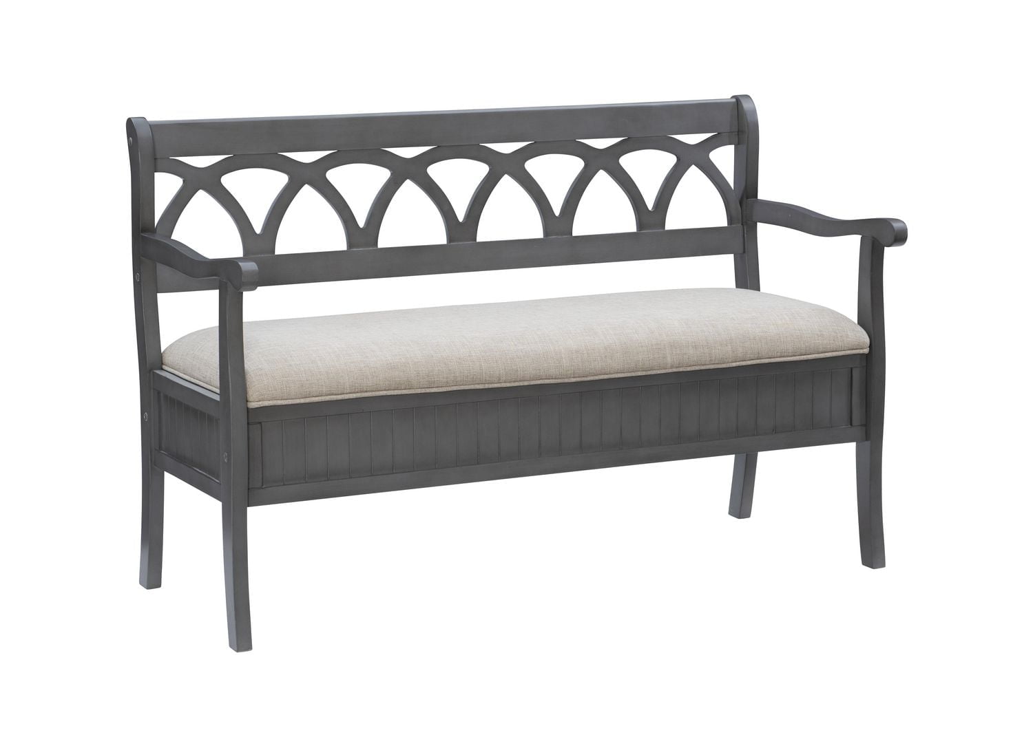 Banc de Rangement Harland, Gris