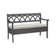 thumbnail image 1 of Harland Storage Bench, Grey, 1 of 9