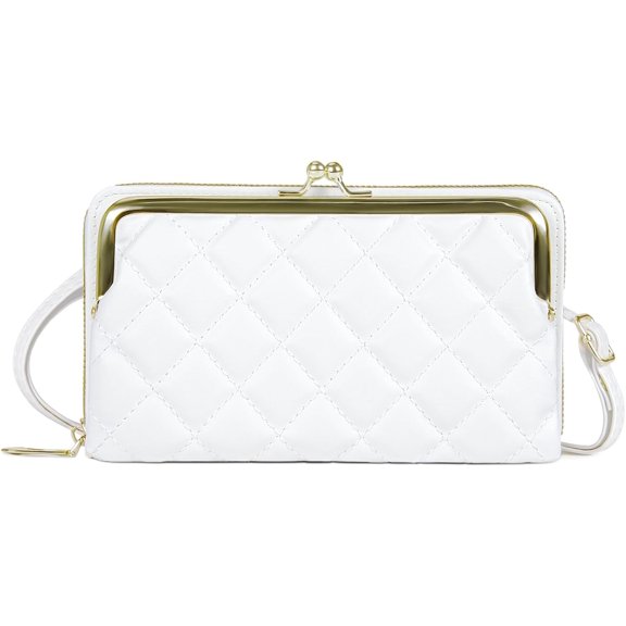 Lubardy Small Crossbody Bag for Women Trendy Evening Bag Clutch Wallet Purses Ladies Shoulder Cell Phone Purse Quilted Design
