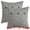 Grey, variant on Unique Bargains Triple Button Decorative Pillowcases Green 18" x 18"
