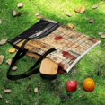 thumbnail image 5 of Bohemian Color Waterproof Picnic Blanket with Foldable Zipper, Suitable for Outdoor Use, Suitable for Travel, Camping, Beaches, Parks, Grasslands, Picnic Blanket Accessories, 5 of 7