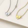 thumbnail image 3 of Collier Charm Cœur Gravable, 3 of 7