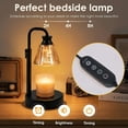 thumbnail image 5 of GUPUP Candles Warmer Lamps with Timer, Dimmable Height Adjustable Candle Warmer Lights with 2*50W Bulbs for Home Decor, Mom Girlfriend Gifts, 5 of 7